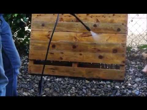 How to clean and disinfect a pallet