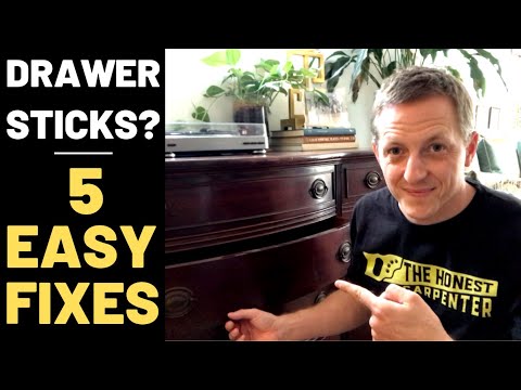 DRAWERS STICKING? 5 Easy Fixes!