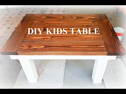 How to Build a Simple DIY Kids Table