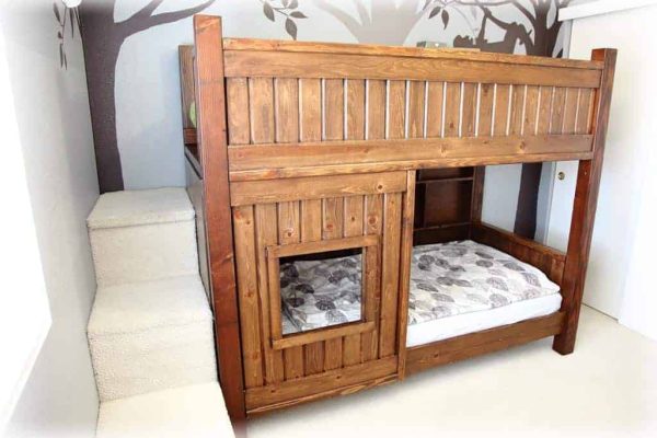 How to Build a DIY Bunk Bed with Stairs - TheDIYPlan