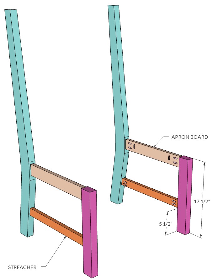 DIY farmhouse dining chair