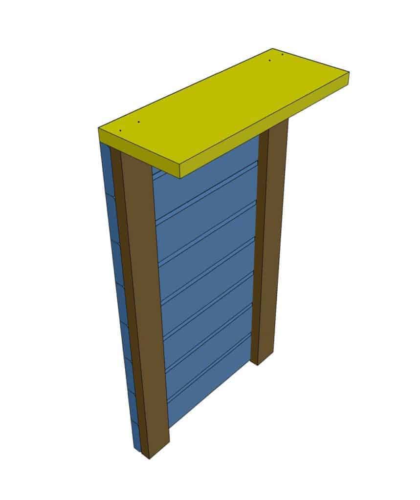 Simple DIY Wall Mail and Key Organizer TheDIYPlan