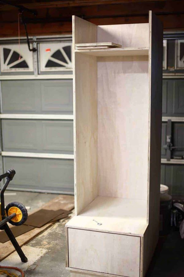 Storage Locker Installation How to Build a DIY Entryway Locker with Storage - TheDIYPlan