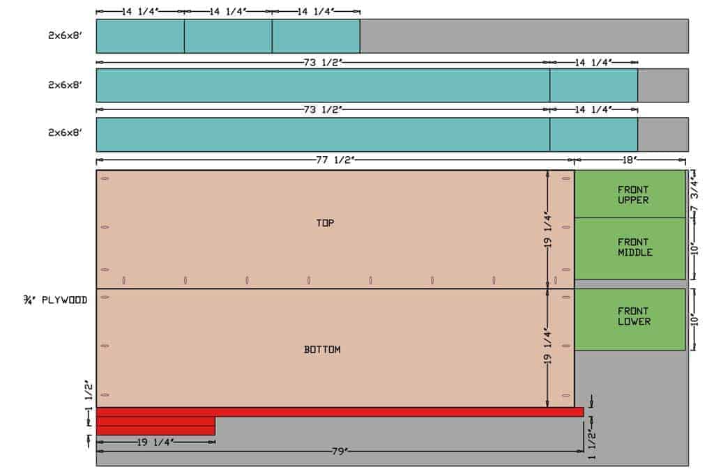 How to Build DIY Garage Cabinets and Drawers - TheDIYPlan