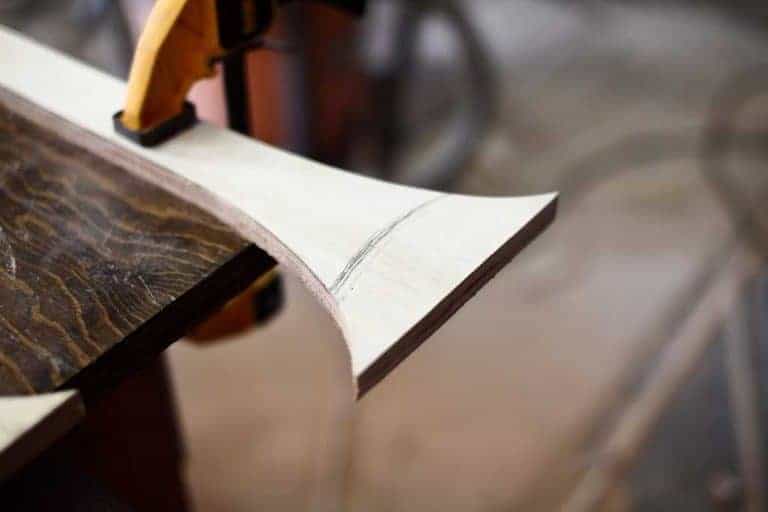 How to Build a DIY Dining Table Bench with Curved Legs - TheDIYPlan