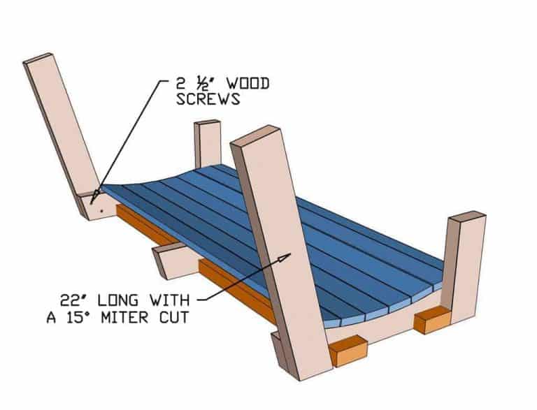 How to Build a DIY Outdoor Swing Bench TheDIYPlan