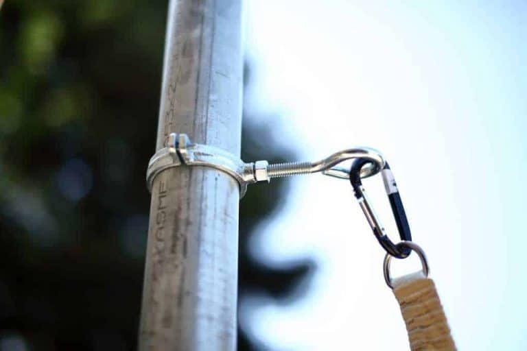 How to Build a Patio Sunshade using Triangular Fabric TheDIYPlan