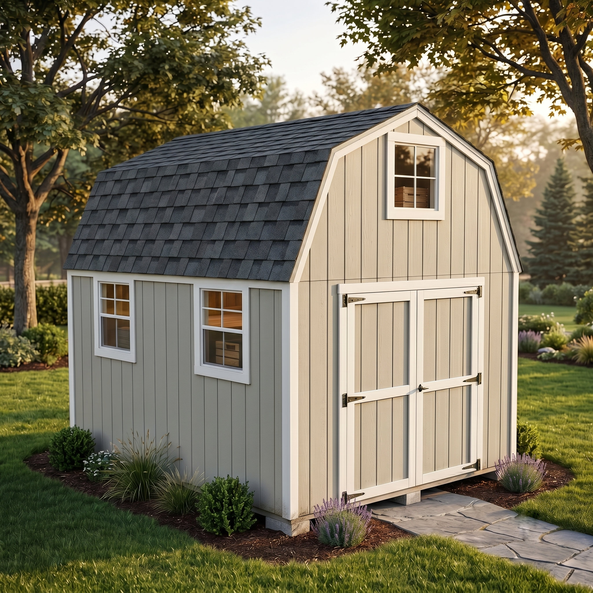 Two-Story 10×12 Barn Style Shed with Loft PDF - Image 7