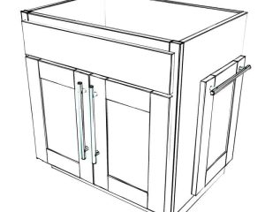 Bathroom Cabinet With Epoxy Vanity Top PDF