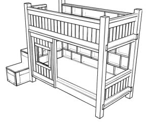 Bunk Bed with Stairs PDF