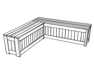 Corner Storage Bench PDF
