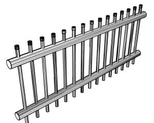 PVC Pipe Patio Picket Railing PDF