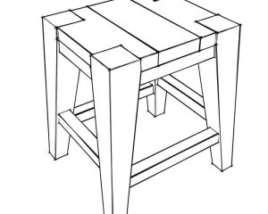 Wooden Bar Stool PDF