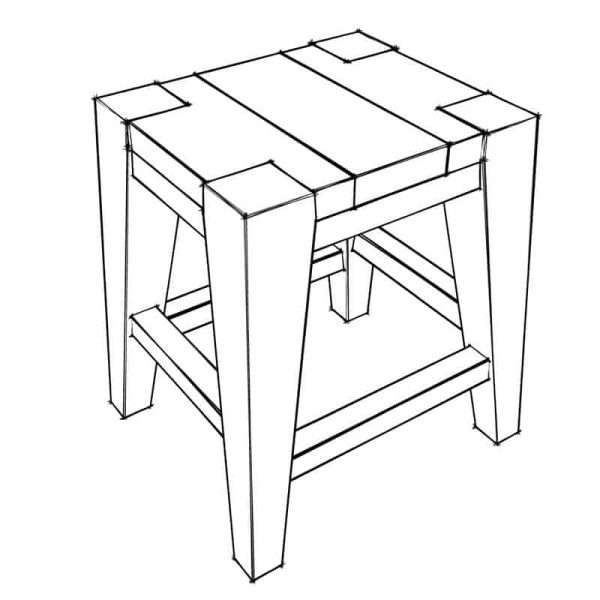 Wooden Bar Stool PDF