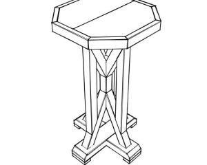 DIY Farmhouse End Table PDF