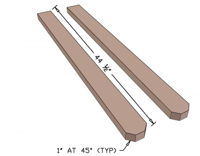 How to Build a DIY Wooden Ladder Toss Game TheDIYPlan