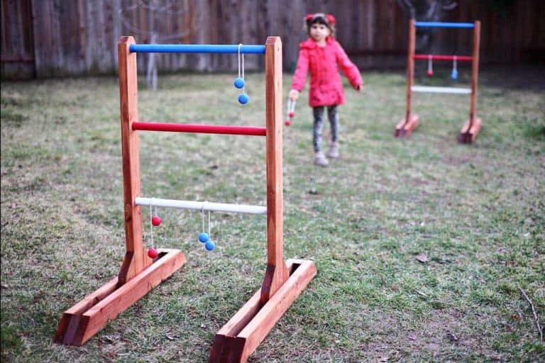 How to Build a DIY Wooden Ladder Toss Game TheDIYPlan