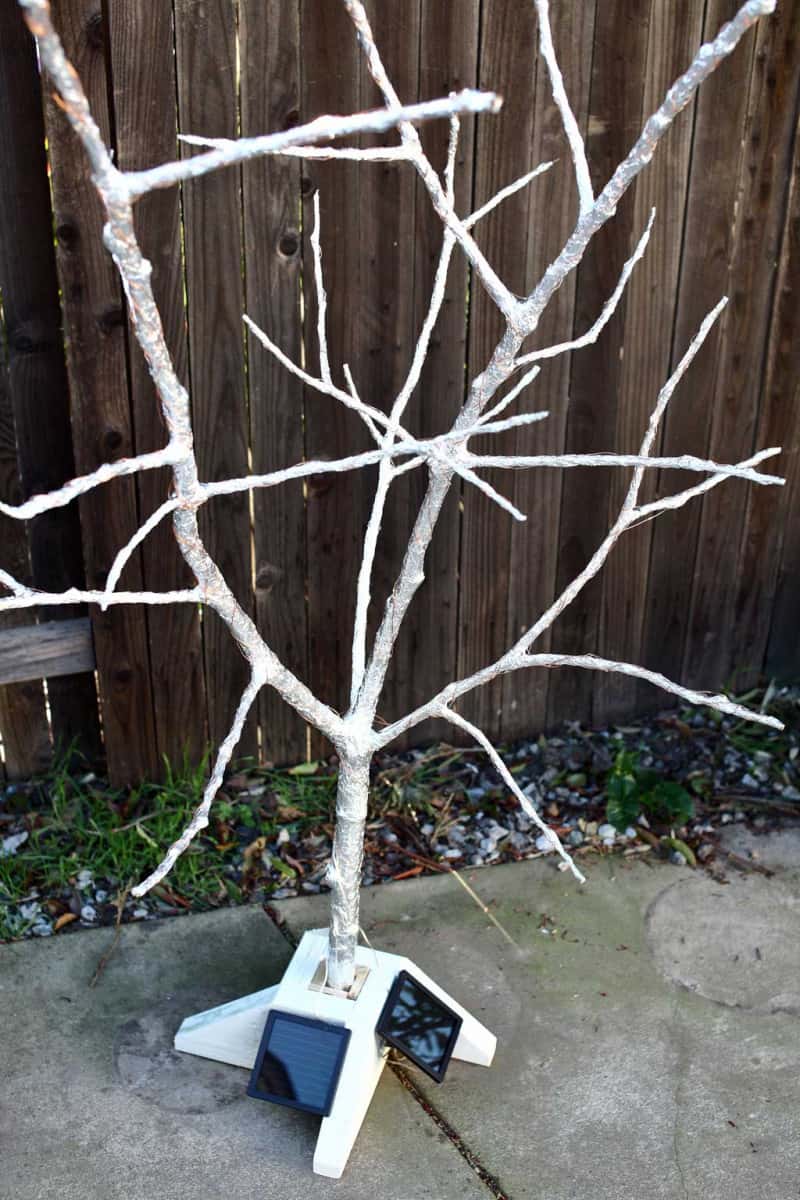 How to Make a DIY Fairy Light Tree with String Lights TheDIYPlan