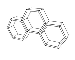 DIY Honeycomb Wall Shelf PDF