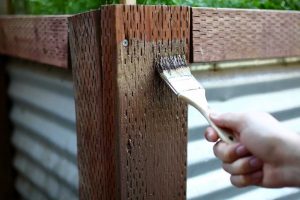 painting pressure treated wood