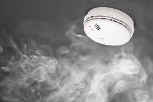 carbon monoxide detector in no gas on property