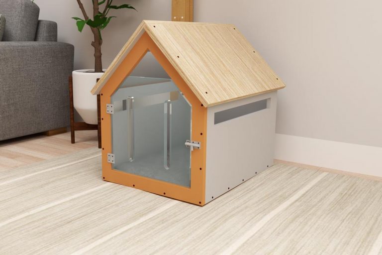 How to Build a DIY Indoor Dog House TheDIYPlan