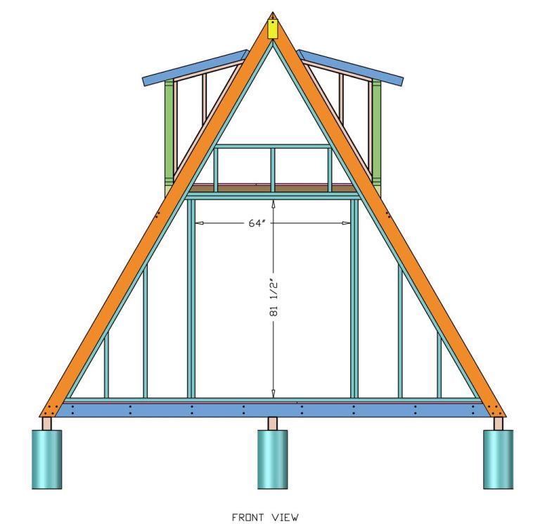How to Build an AFrame House (Tiny House, Cabin) TheDIYPlan