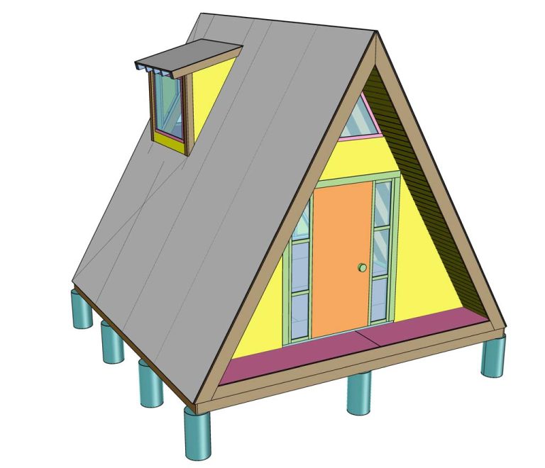 How to Build an AFrame House (Tiny House, Cabin) TheDIYPlan