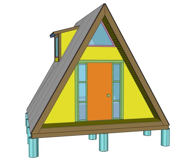 How to Build an AFrame House (Tiny House, Cabin) TheDIYPlan