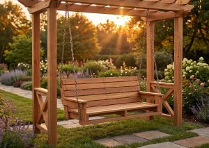 DIY Swing Bench for Pergola Plans PDF