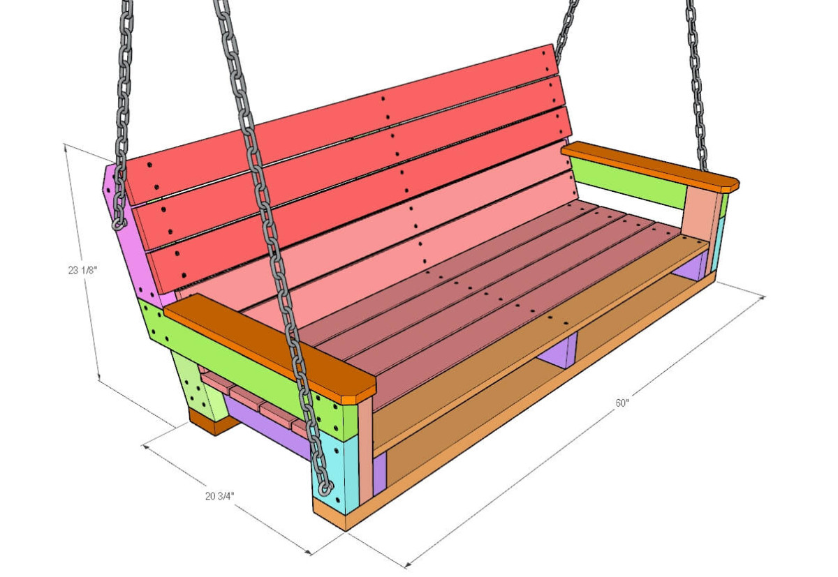 How to Build a DIY Swing Bench for Pergola TheDIYPlan