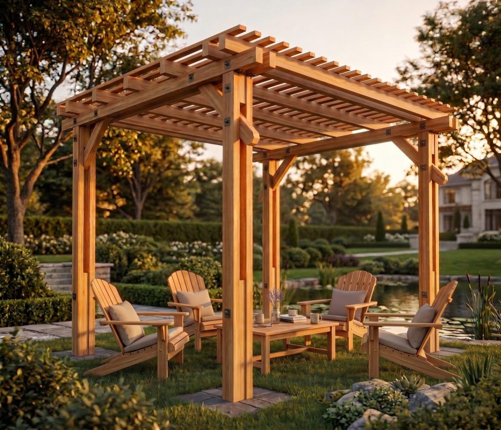How to build a DIY Pergola 14x12