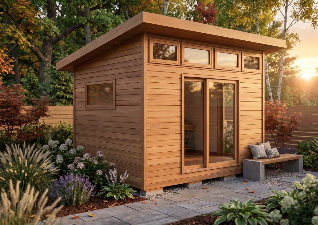 How to Build a DIY Modern Office Shed (10×12 Step-by-Step Plans)