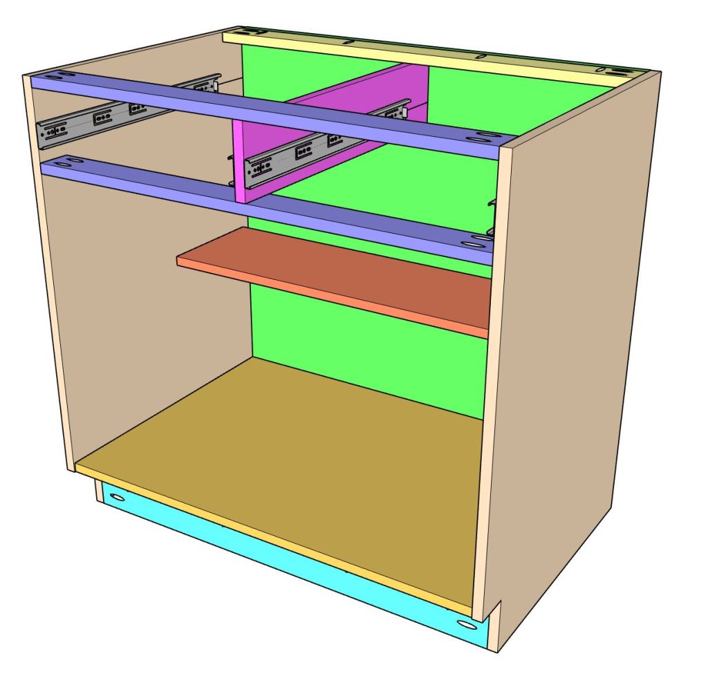 Garage Base Cabinet Frameless DIY