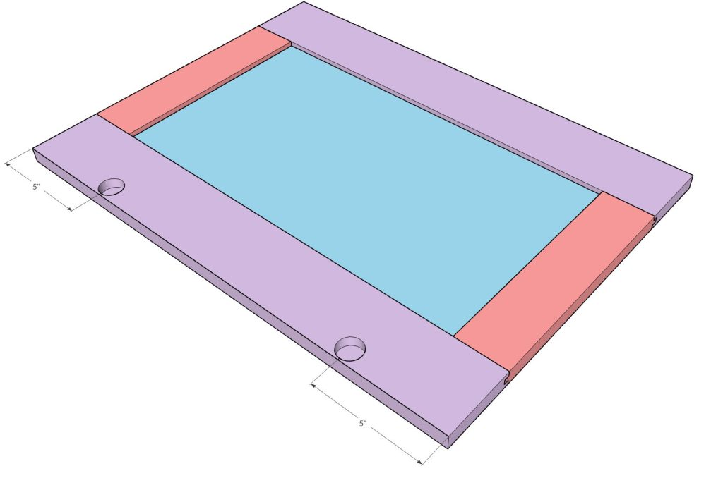 DIY frameless base cabinet double door and drawers tutorial