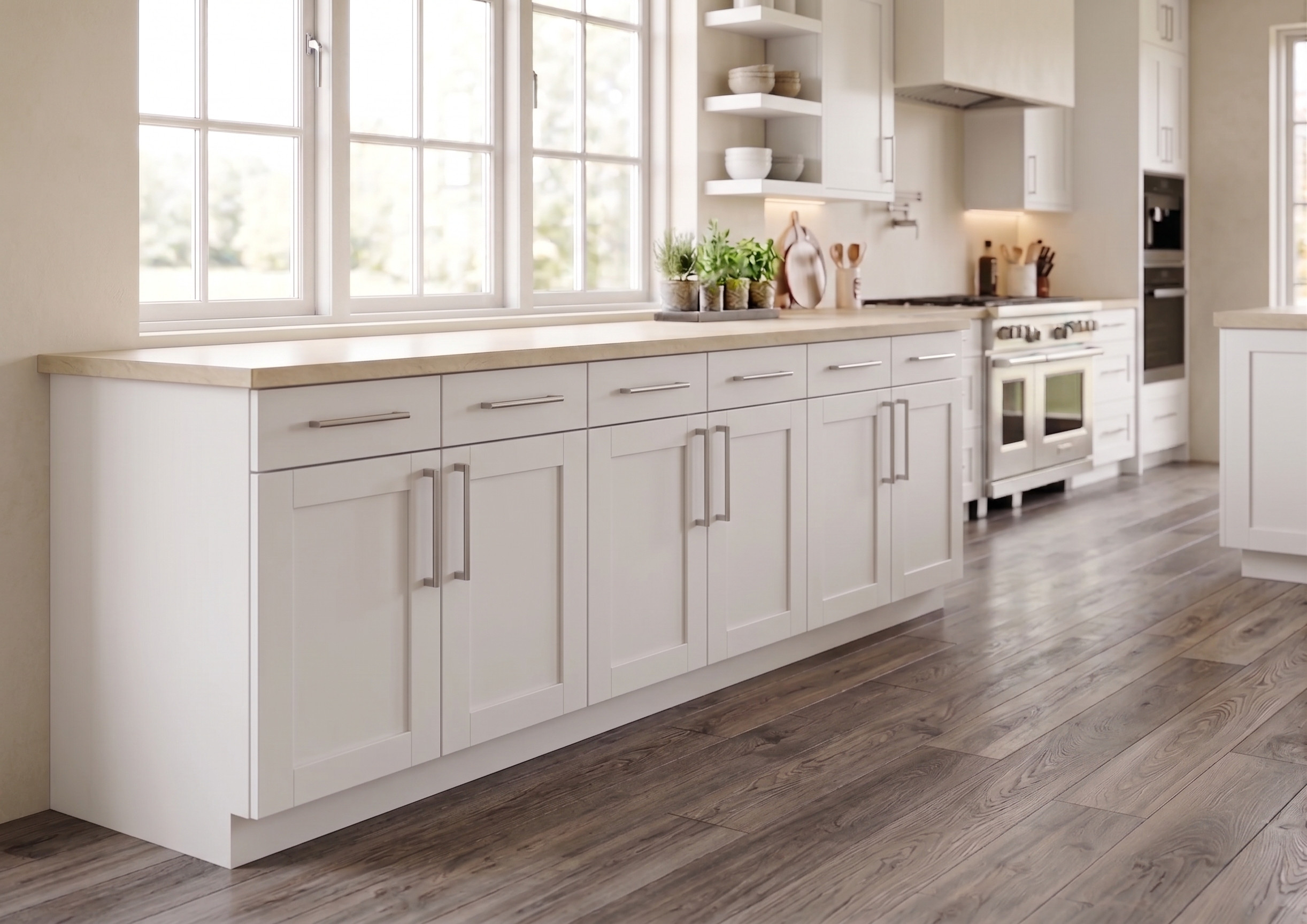 DIY Frameless Kitchen Base Cabinet (Double Doors and Drawers)