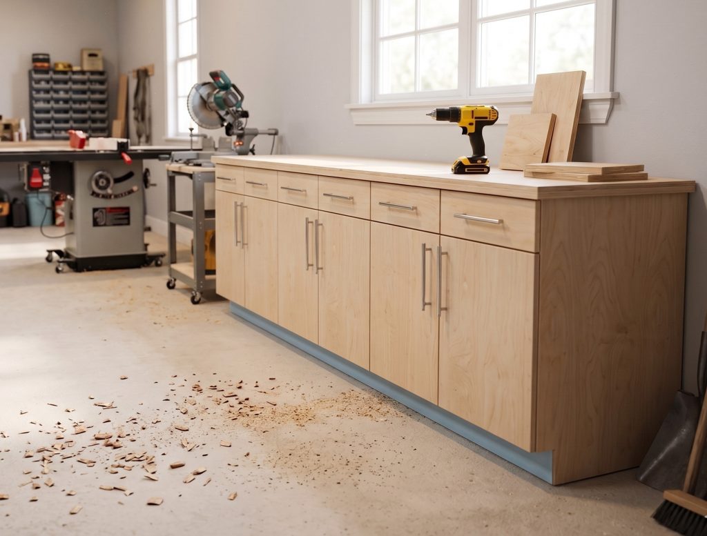 Garage Base Cabinet Frameless DIY