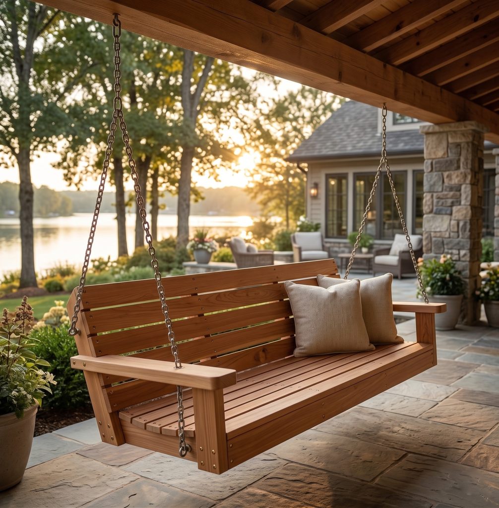 DIY Porch Swing Bench