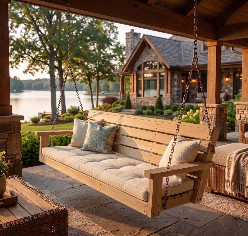 DIY Porch Swing Bench
