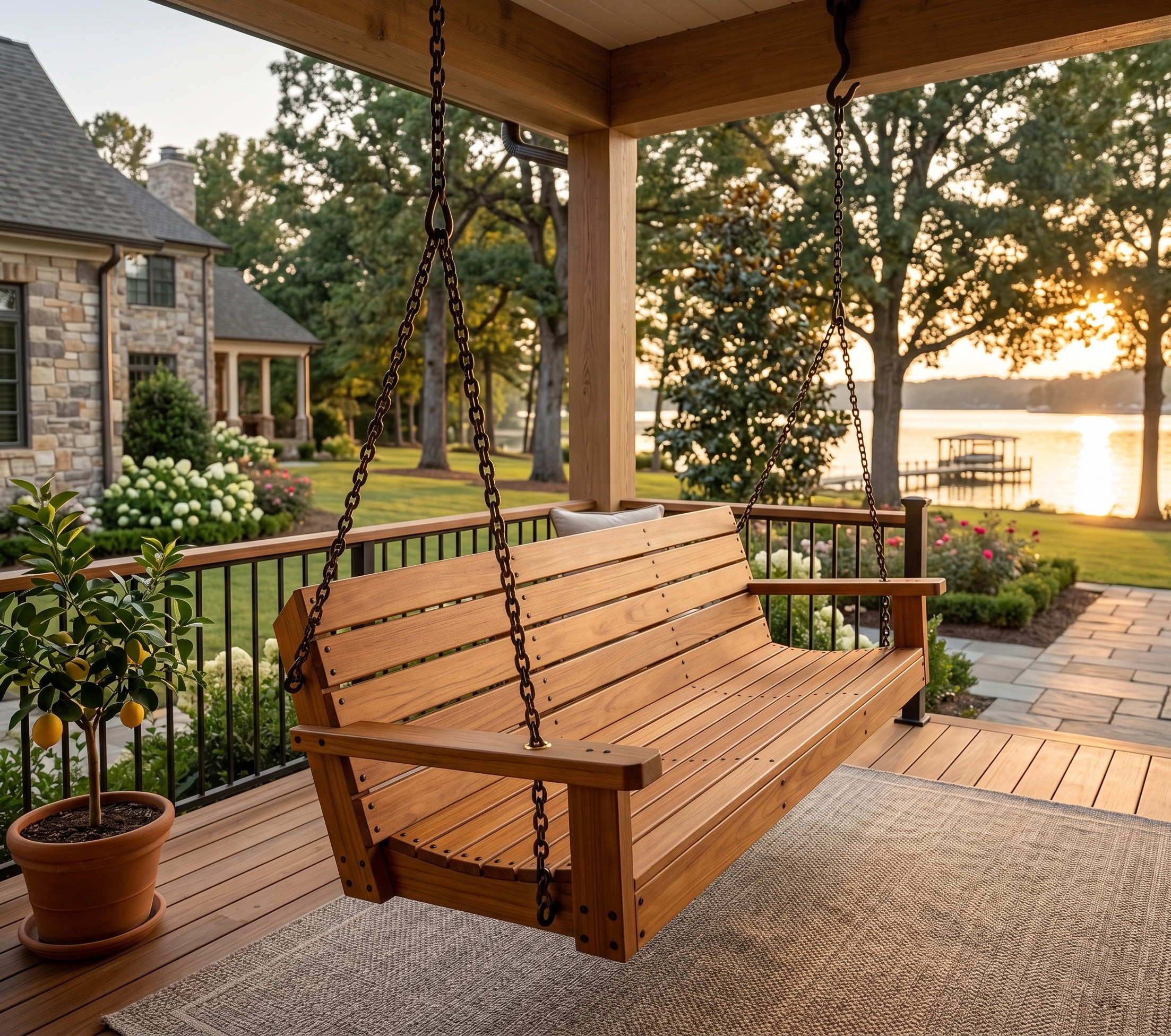 DIY Porch Swing Bench