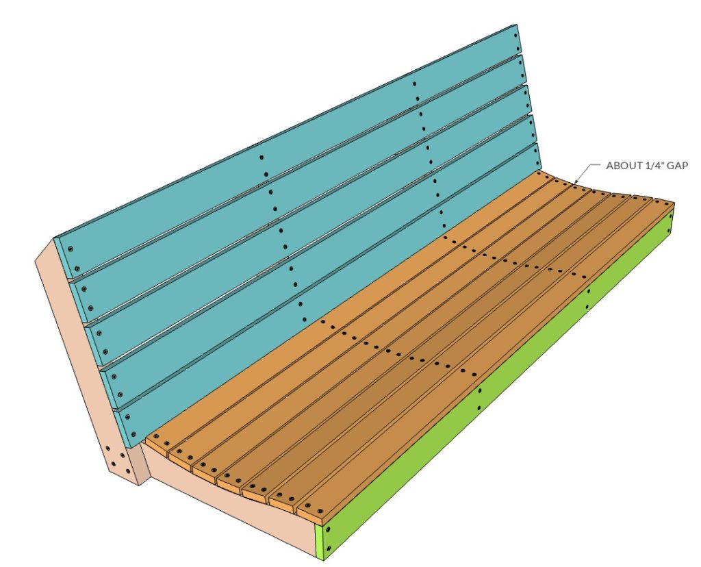 DIY Porch swing bench