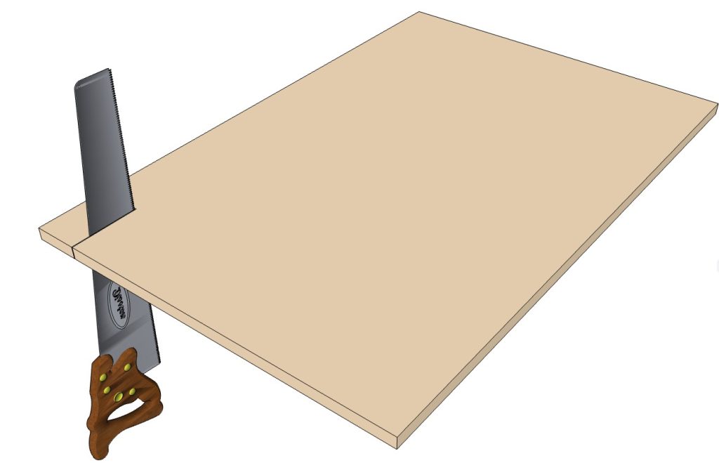 DIY Frameless Bad Cabinet 21" wide, three drawer, slap style